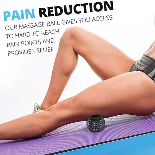 Electric Vibrating Massage Ball Sport Fitness Foot Pain Relief Plantar