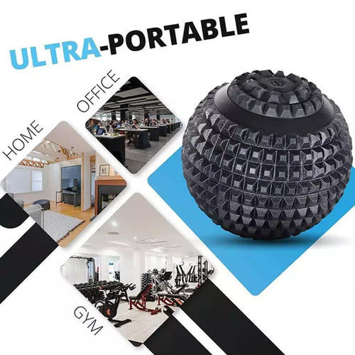 Electric Vibrating Massage Ball Sport Fitness Foot Pain Relief Plantar
