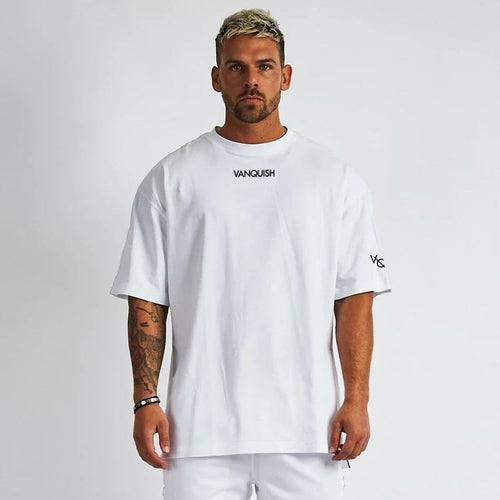 5 Colors Mens T Shirts Muscle Fitness Sports T-shirt Male Hip hop