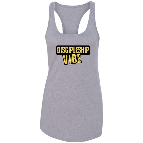 Womens Fitness Tank Top Graphic T-shirt - Discipleship Vibe